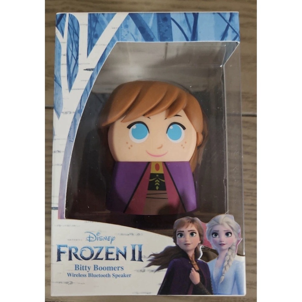 NEW Disney Frozen II Anna Bitty‎ Boomers Wireless Mini Bluetooth Speaker NIB